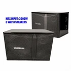 Singtronic 3-WAY Professional 3000W Vocal Karaoke Speakers (pair) New. Price: $999.00.