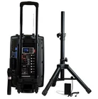 Hisonic HS420 Rechargeable Portable Pa System With Dual Wireless Microphone New. Price: $299.99.
