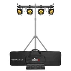 Chauvet Dj 4BAR Flex Ils Lighting System With Quad-color Led Pars Used. Price: $538.40.