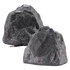 Outdoor Granite Grey Wired Rock Speakers Weatherproof 8 Inch 2 Way Set New. Price: $192.90.
