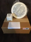 Nib Owi AMP-IC5 Round White Ceiling Wall Flush Speakers W/ Transformer Used. Price: $39.99.