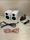 Kanto YU2 Computer Speakers W/ Power Adapter, & Usb Cables White Tested Used. Price: $142.49.