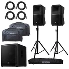 Electro-voice Eviva 12P 12" Powered Portable Speaker 2-PACK 18" Subwoofer New. Price: $1553.40.