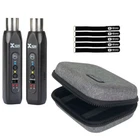 Xvive P3 Xlr Rechargeable Bluetooth Audio Receiver Adapters Pair Case New. Price: $109.40.