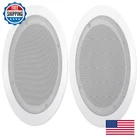Rockville CC65T Pair 6.5 70V Ceiling Speakers 40W 8-OHM Power Aimable Tweeter New. Price: $96.47.
