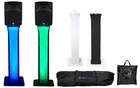 (2) Rockville RPG10 10" Powered Active 600 Watt 2-WAY Dj Speakers+totem Stands New. Price: $689.80.