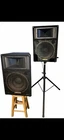 Yamaha (2) S1151V 500-1000 Two-way Passive Speakers Tripod (1) Club Travel Used. Price: $200.00.