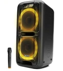 Dolphin SP-2100RBT Dual 10" 3400W Bluetooth Pa Speaker X-bass, Led, Mic/guitar New. Price: $209.00.