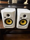 Krk Rokit Powered 5 RPG2 Pair White Active Studio Monitor Speakers Tested Used. Price: $180.00.