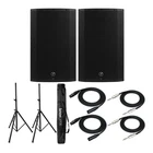Mackie THUMP15A Powered Loudspeakers (pair) With Stands Bag, Cables New. Price: $769.99.