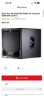 Jbl EON-518S Powered Subwoof (one) Used. Price: $460.00.