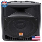 Rockville RPG8 400W Powered Pa Speaker 2-WAY System Class Ab Amp 2-BAND Eq New. Price: $160.84.