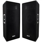 Seismic Audio Dual 12" Speaker Cabinet Pair Passive Titanium Horn FL-122P New. Price: $499.99.