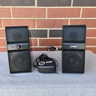 Yamaha NX-50 Powered Speaker Pair Compact Audio System Vintage Retro Black Used. Price: $99.99.