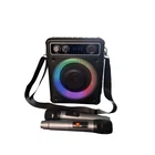 Vosoco T-03 Bluetooth Karaoke Speaker W/ 2 Wireless Mics Rgb Used. Price: $40.60.