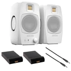 Adam Audio D3V Active Desktop Monitoring System (white) W/ Pad (pair) & Cable New. Price: $379.99.