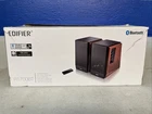 Edifier R1700BT Bluetooth Bookshelf Speakers Set Woodgrain New Opened Box. Price: $159.99.