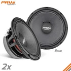 2X Prv Audio 8MR600X Pro Midrange 8" Speakers 1200W Ohm 98DB Series New. Price: $179.82.