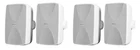 (4) Rockville WET-7020W White 70V 5.25" Commercial Indoor/outdoor Wall Speakers New. Price: $214.90.