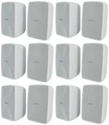 12 Rockville WET-40W 4" 70V Commercial Indoor/outdoor Wall Speakers White Swivel New. Price: $514.70.