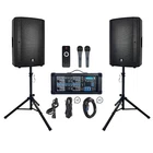Proreck 2000W 15" Pa Speaker System With 6 Channel Powered Mixer Mic Stand Kit New. Price: $429.99.