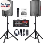 S-1202 12INCH 2000W Bluetooth System With Powered Mixer Set, Passive Speakers New. Price: $529.84.