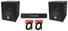 Rockville PBG18 18" 2000W Ohm Pro Audio SUBWOOFERS+2-CHANNEL Power Amplifier New. Price: $870.75.
