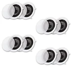 Acoustic Audio CS-IC83 Flush Mount Ceiling Speakers With 8" Woofers 4 Pair New. Price: $278.88.