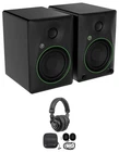 2) Mackie CR5BT 5.25" Powered Studio Monitors Speakers W/tone Control+headphones New. Price: $224.00.