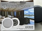 8 Rockville HC655 6.5" 500W 2-WAY In-ceiling Wired Speaker Black Round New. Price: $300.00.
