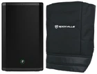 Mackie 1300W Powered Active Dj Pa Speaker 215+SLIP Cover New. Price: $383.90.