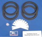 Jbl L15 / 4401 115H Double Speaker Surround Repair Kit Woofer Refoam New. Price: $40.60.