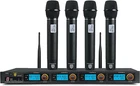 Proreck MX44 4-CHANNEL Uhf Wireless Microphone System For Party New. Price: $129.99.