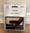 New Crosley Vintage Throwback 80S Bluetooth Cassette Speaker Nostalgia Retro Nip. Price: $22.99.