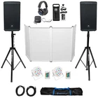 Jbl Dj Package W/ (2) EON712 12" Speakers+facade+stands+lights+mic+headphones New. Price: $1162.80.