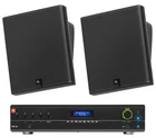 2) Jbl SLP12/T-BK Sleek Low-profile On Wall Mount 3" 70V Commercial Speakers+amp New. Price: $593.95.