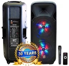 Mr Dj Lets-party Dual 12" Battery Powered Bluetooth Speaker Microphone New. Price: $329.99.