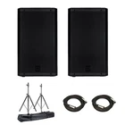 2 Rcf Art 815-A 1400 Professional Active + Stands & Xlrs New. Price: $1689.00.