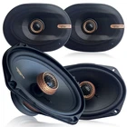 Warzone 4X WZ69PTI 6X9" Coaxial Speaker 2 Pairs 1300W Max 400W Rms Ohm Car Aud New. Price: $127.95.