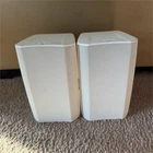 Qsc AD-S5T Acousticdesign White Surface Mount Speakers Pair 70V/100V 60W Used. Price: $200.00.