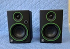 Mackie CR3 2.0 Wired Computer Speakers Pair Black/green Rca Trs Inputs Used. Price: $50.00.
