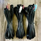 3X Bose Speaker Cables 20FT To Bare Wire Lifestyle Acoustimass Black Used. Price: $61.69.