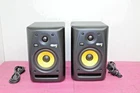 Krk Rokit RPG2 Powered Studio Monitor Pair Black Yellow Active Speakers T9-A15 Used. Price: $202.50.