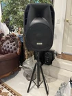 American Audio Els 15A. One (1) Speaker With Heavy Duty Pro Stand. Used. Price: $120.00.