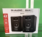 M-audio BX4BT 4.5" 120W Rms Bluetooth/wired 2-WAY Studio Monitors New. Price: $144.44.