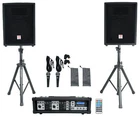Rockville 10" Church Speakers+mixer+stands+mics+bluetooth 4 Sound Systems New. Price: $399.95.