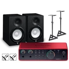 Focusrite Scarlett 2I2 Gen 4 - Yamaha Studio Monitors/stands/cables HS7 New. Price: $1022.99.