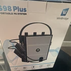 Winbridge S98 Plus Wireless Battery Portable Pa System 50W 3000MAH Blue/white New. Price: $70.00.