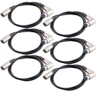 (6) 3' Xlr To Right Angle Female Audio Patch Cable New. Price: $41.99.