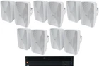 Jbl 70V Commercial Amplifier + (10) White Wall Mount Speakers New. Price: $1269.70.